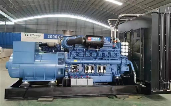 2000KW柴油发电机组为铁路工程提供常用电源。